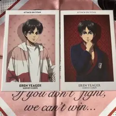 進撃の巨人 アニメイトフェア ルームウェアver. 特典ポストカード 2種類