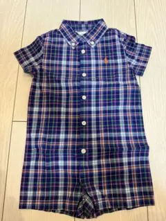【超美品】Ralph Lauren ロンパース　シャツ　9M 75
