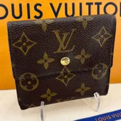 【極美品】 ルイヴィトン ポルトモネビエカルトクレディ モノグラム 三つ折り財布