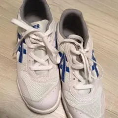 GRIPPER スポーツシューズ ホワイト ブルー 24.5cm