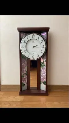 SEIKO セイコー 掛け時計 EMBLEM HS-347B 木枠/ガラス面 - メルカリ
