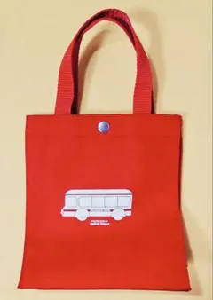 当時物ミスドmisdoトートバッグ赤オサムグッズ原田治ミスタードーナツ昭和レトロ