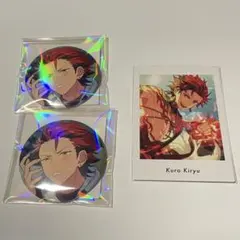 あんスタ　鬼龍紅郎　缶バッジ　ぱしゃっつ