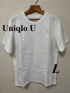 【Uniqlo U】クルーネックTシャツ L ホワイト
