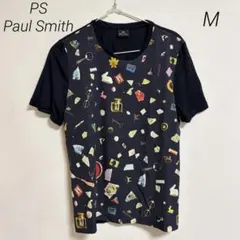 0867 PS Paul Smith ポールスミス 総柄 半袖 Tシャツ Mのサムネイル