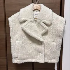 ★新品未使用★SNIDEL ショートボアジャケットベスト