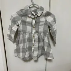 H&M チェック柄 ワンピース 68