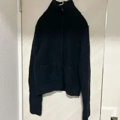UNIQLO ラムブレンドジップアップジャケット　ブラック　S