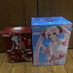 桜ミク　初音ミク　フィギュア2点セットのサムネイル