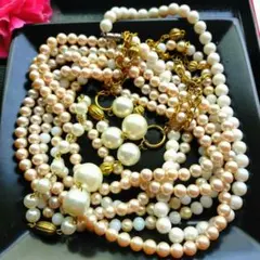 パールネックレス アクセサリー まとめ売り　訳あり 断捨離　遺品整理 生前整理