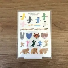 WARMGREYTAIL タトゥーステッカー 動物モチーフ