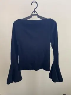 H&M フレアスリーブ トップス ボートネックのサムネイル