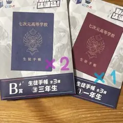 にじさんじ 七次元生徒会! まとめ売り 生徒手帳 一年生 三年生