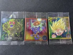 ドラゴンボール 超戦士シールウエハース超 激突の戦士たち　3枚まとめ売り