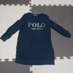 Polo Ralph Lauren ネイビー 長袖ワンピース 3/3T