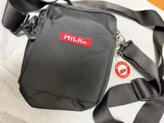 MILKFED. KIRSH コラボ ブラック ショルダーバッグ