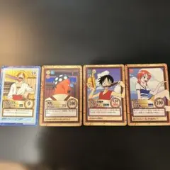 旧裏・当時物】ワンピース ルフィ まとめ売り カードダス セット 1999