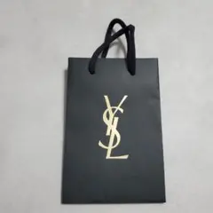 YSL 黒×ゴールド ショッパー　ショップ袋