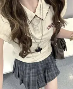 ポロカラー 半袖Tシャツのサムネイル
