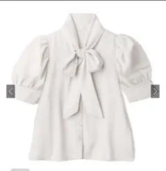 GRL グレイル ボウタイブラウス