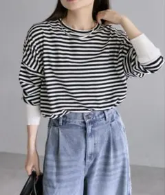 新品☆PUAL CE CIN 万能レイヤードカットソー