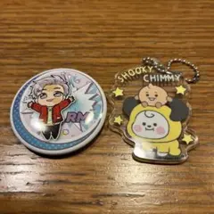 RMバッジとSHOOKY・CHIMMYキーホルダーセット　ＢＴS