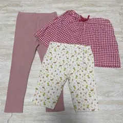 UNIQLO ユニクロ　キッズ　リブレギンス　レギンス　スカート風パンツ　110