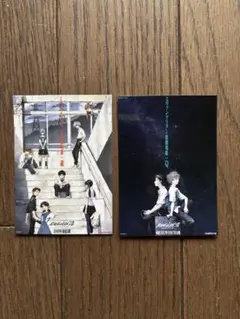 月1エヴァ　劇場公開特典ステッカー2枚セット