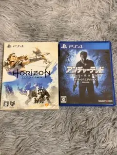 Horizon Zero Dawn & アンチャーテッド PS4ソフト