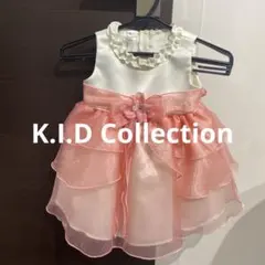 K.I.D Collection ベビードレス ホワイト・ピンク