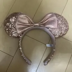 ディズニー ミッキー耳 カチューシャ ローズゴールド ピンクゴールド