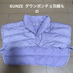 GUNZE ラベンダー M ダウン羽織物