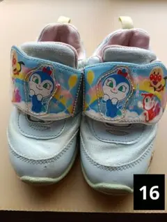 スニーカー　16　コキンちゃん　アンパンマン　ムーンスター