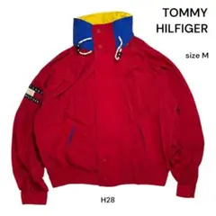 トミー　TOMMY HILFIGER ジャンバー　レッド　ブルー　Y2K H28
