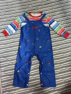 チャッキーコスプレ　セット　ハロウィン カラフル工具柄ロンパース 18-24ヶ月