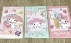 ミニストップ限定 キシリトール×マイメロディ　インスタント写真風ステッカー全3種