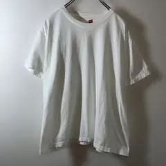 T-412 Hanes perfect 無地 Ｔシャツ ホワイト L