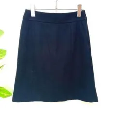 エニィスィス✨Aラインスカート ブラック M 通勤 オフィス 上品 ひざ丈