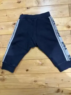 DIESEL ネイビー サイドストライプ パンツ