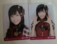 渡辺麻友　チェキ直筆サイン入り 渡辺麻友 チェキ直筆サイン入り 渡辺麻友チェキ直筆サイン入り