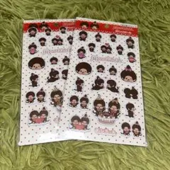 Monchhichi モンチッチぷくっとシール 2点 正規品 新品