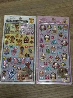 Disney BONBON DROP シールセット　2点
