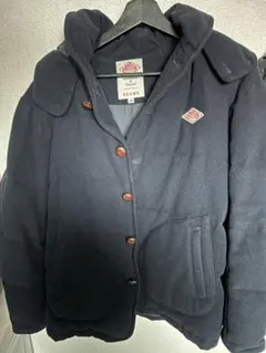 DANTON × BEAMS ウールモッサダウンジャケット ネイビー 40