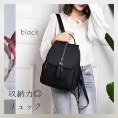93＊新品＊ リュック 防水 軽量 大容量 バッグ ブラック カジュアル