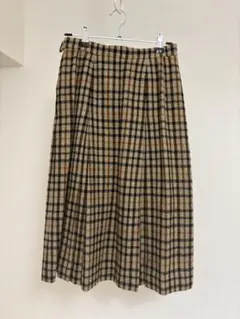 u*i様 DAKS チェック柄 プリーツスカート