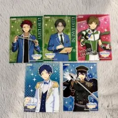 あんスタ 鬼龍紅郎 蓮巳敬人 高峯翠 伏見弓弦 神崎颯馬 トレカ
