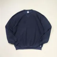 レア！ 90s　Russell　USA製　2トーン　無地 スウェット　ブランク
