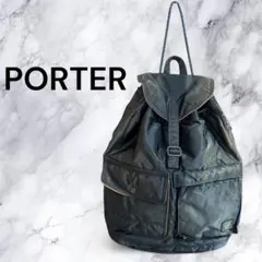 【廃盤】PORTER　ポーター　タンカー　リュック　バックパック　ブラック