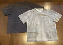 無印良品 ポケット付きTシャツ 2枚セットのサムネイル