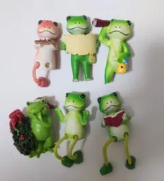 カエルの置物 フィギュア 6体セット